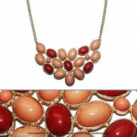 art: 10436-4490 Collar Imp. c/piedras de Fantasia